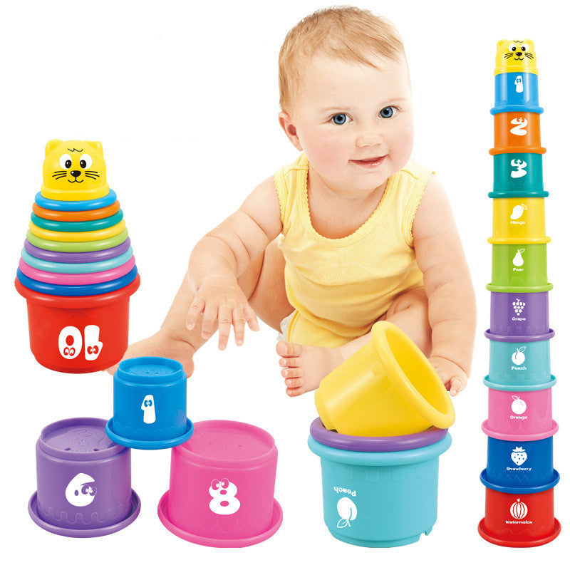 Stacking Cups for Babies - Bear Puzzle Toy Set A