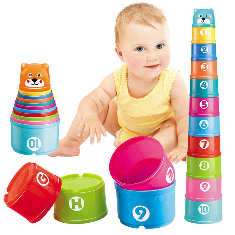 Stacking Cups for Babies - Bear Puzzle Toy Set B