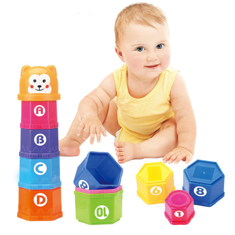 Stacking Cups for Babies - Bear Puzzle Toy Set C