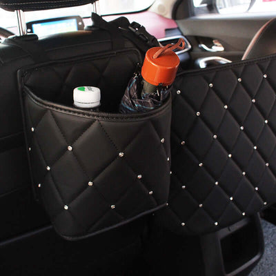 Storage net pocket between car seats C
