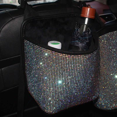 Storage net pocket between car seats E