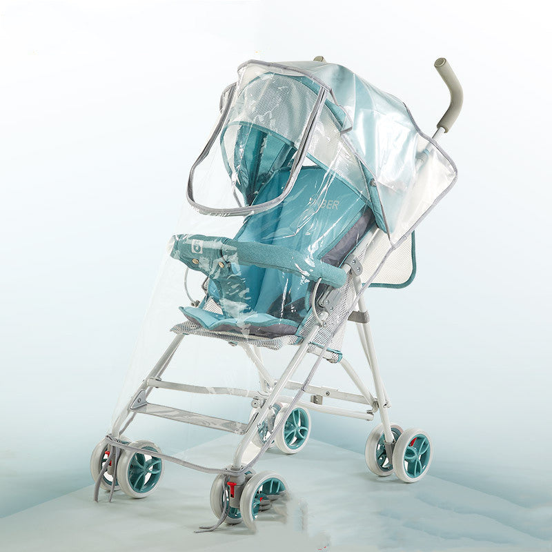 Stroller Rain Cover – Waterproof Windshield for All Strollers A