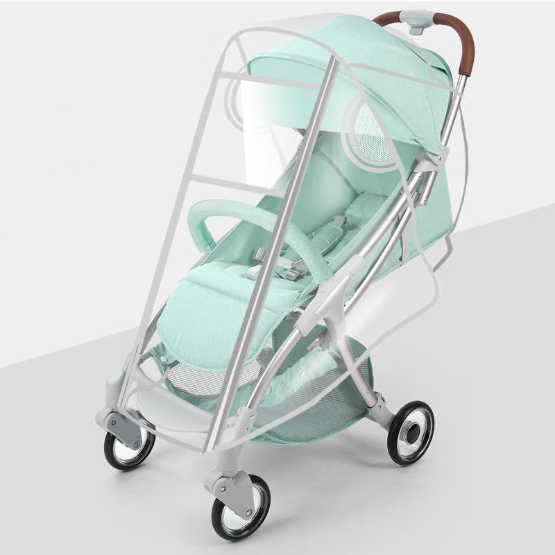 Stroller Rain Cover – Waterproof Windshield for All Strollers D
