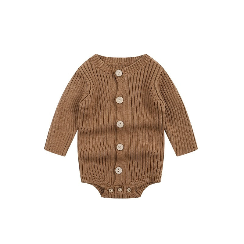 Baby Bodysuit – Knitted One-Piece Sweater Outfit for Infants
