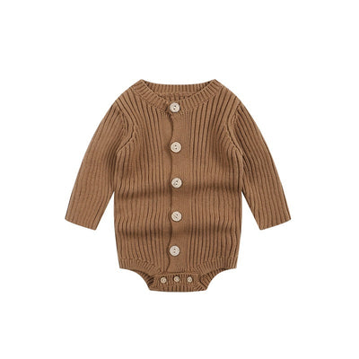Baby Bodysuit – Knitted One-Piece Sweater Outfit for Infants