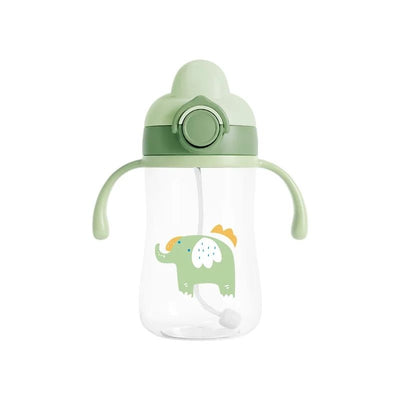 Baby Water Bottle – Portable 300ml Leakproof Sippy Cup Green