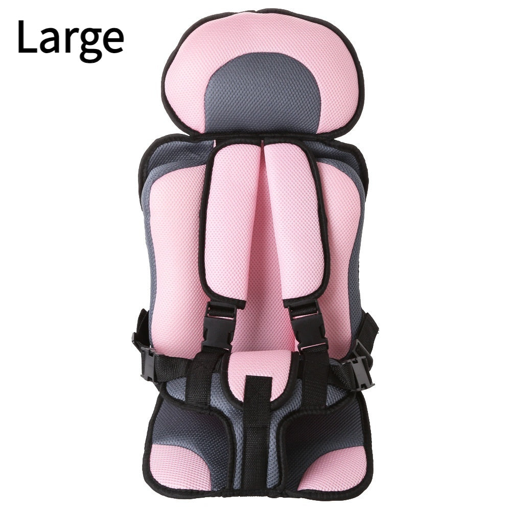 Baby Safety Seat – Portable Infant Car & Stroller Chair Pad Pink large
