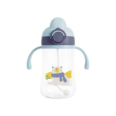 Baby Water Bottle – Portable 300ml Leakproof Sippy Cup Blue